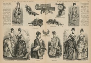 Oldal a La Mode Illustree-től alkotó: French School