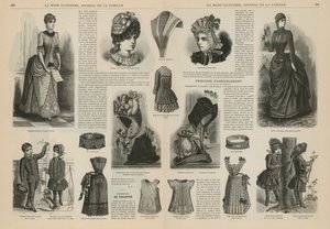 Oldal a La Mode Illustree-től alkotó: French School