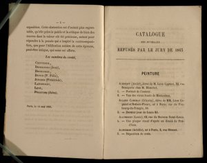 Festészeti fejezet, a Salon des Refuses-ből, 1863 alkotó: French School