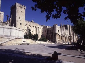 Az avignoni pápák palotája alkotó: French School
