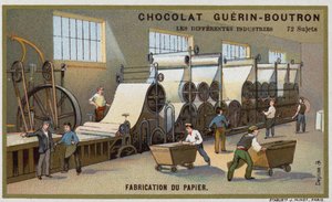 Papírgyártás (chromolitho) alkotó: French School