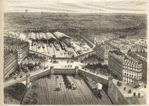 Párizs - Gare de Paris-Saint-Lazare Place de l