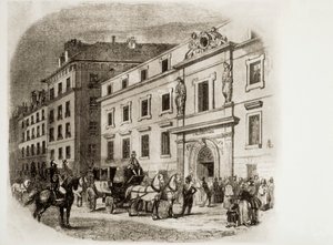 Párizsi Konzervatórium az 1830-as években (metszet) alkotó: French School
