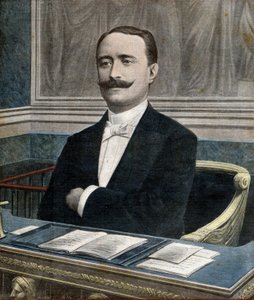 Paul Deschanel (1855-1922), a Képviselőház új elnöke – A Le Petit Journal újság címlapja június 26. alkotó: French School