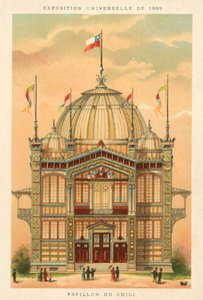 Chile pavilonja, 1889-es egyetemes kiállítás, Párizs alkotó: French School