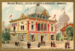 San Salvador pavilonja, egyetemes kiállítás, Párizs alkotó: French School