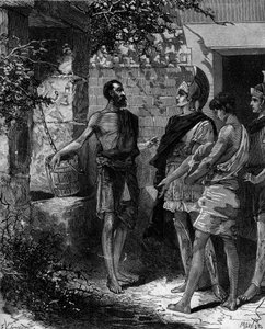 Phocion (Phokion) (i. e. 402 - ie 318) egy athéni stratégia és szónok, aki Nagy Sándor követeit fogadta Arbelles győzelme után. alkotó: French School