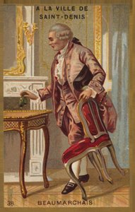 Pierre-Augustin Caron de Beaumarchais francia drámaíró és forradalmár (1732-1799), Saint-Denis városában alkotó: French School