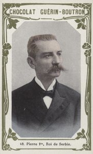 Első Péter, Szerbia királya (színes fotó) alkotó: French School