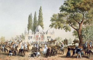 Zarándokok megállnak Jaffában, Sabil Abu Nabut kútjánál alkotó: French School