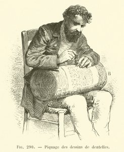 Varrás csipke minták (gravírozás) alkotó: French School