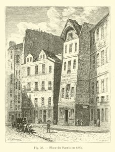 Place du Parvis 1865-ben alkotó: French School