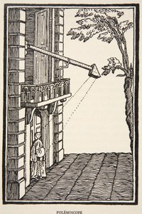 Polemoscope, Boris Mestchersky (†1957) másolata, illusztrációja a Histoire de la Nation Francaise, Sciences, I. és II. kötetből, Gabriel Hanotaux (1853-1944), 1924 alkotó: French School