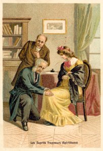 Poltergeisták (spiritizmus) (chromolitho) alkotó: French School