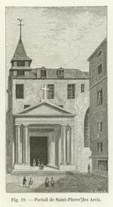 Saint-Pierre des Arcis portálja alkotó: French School