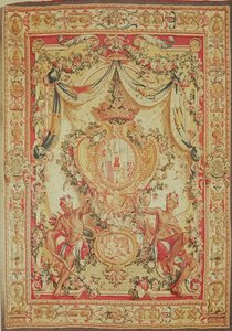 Portier Louis-Antoine de Pardaillan de Gondrin, Antin hercegének címerével, Gobelins gyár, 1708-36 alkotó: French School