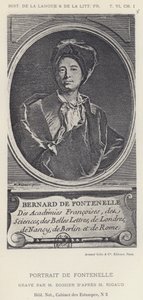 Fontenelle portréja (litho) alkotó: French School