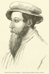 Jacques du Fouilloux portréja (metszet) alkotó: French School