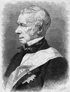 Jean Pons Guillaume Viennet (1777-1868), francia politikus, költő és drámaíró, az Academie Francaise tagja portréja. Metszet a "Le Monde Illustre"" 586. számában, 1868. július 4-én. alkotó: French School