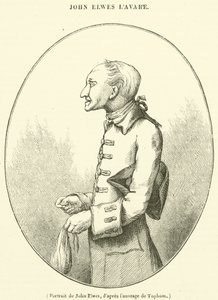 John Elwes portréja (metszet) alkotó: French School