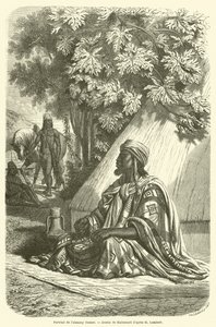 Almamy Oumar portréja (metszet) alkotó: French School