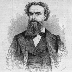 Alexandre Cabanel (1823-1899) francia festő portréja. Metszet a „” The Illustrated World”” 338-as számában, október 3 alkotó: French School