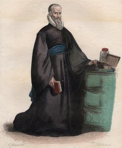 Ambroise Pare (1509-1590) francia sebész portréja. alkotó: French School