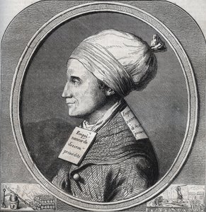 Antoine-Francois (Antoine Francois) Desrues (1744-1777) francia mérgező portréja - Armand Fouquier (1817-18?) „Cuses celebres de tous les peuple” vésése 1858-1867 - magángyűjtemény alkotó: French School