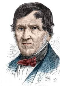 Antoine Becquerel (1888-1878) francia fizikus portréja. Metszet a „” Le Monde Illustré”” 1086. számában, február 2 alkotó: French School