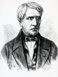 Antoine Cesar Becquerel (1788-1878) francia fizikus portréja, Franciaország alkotó: French School