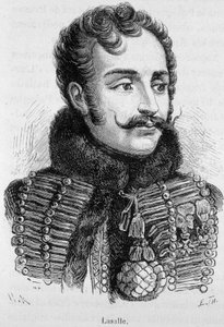 Antoine Charles Louis, Lasalle grófja, a wagrami csatában elesett francia tábornok (1777-1809) portréja – Henri Martin „L