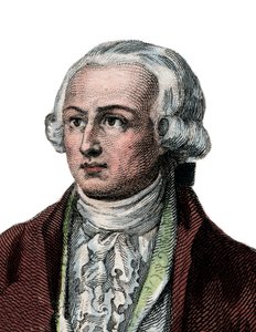 Antoine Laurent de Lavoisier (1743-1794) francia kémikus portréja. alkotó: French School
