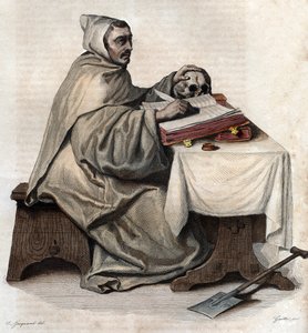 Armand Jean le Bouthillier de Rance (1626-1700), francia apát és a trappista ciszterciek alapítója portréja. alkotó: French School