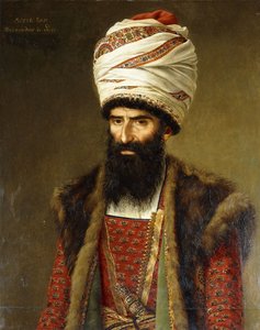 Asghar Khan, Perzsia nagykövetének portréja, 1808 alkotó: French School