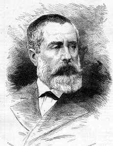 Auguste Emmanuel Vaucorbeil (1821-1884), francia zeneszerző és a Párizsi Opera igazgatója portréja. Metszet a „” Le Monde Illustré”” 1165. számában, 1879. július 26. alkotó: French School