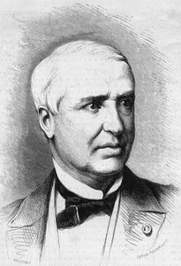Auguste Nelaton (1807-1873) francia sebész portréja. Metszet a „” Le Monde Illustré”” 859. számában, 1873. szeptember 27. alkotó: French School