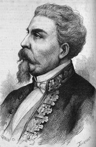 Benedetto Cairoli (1825-1889) olasz államférfi portréja. Metszet a „” Le Monde Illustré”” 1132. számában, 1878. december 7. alkotó: French School