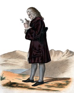 Bernard de Jussieu (1699-1777) francia természettudós portréja. alkotó: French School