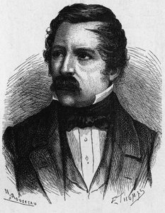 Carl (Karl) August von Steinheil (1801-1870), német fizikus, a távírás feltalálója portréja - a Tudományos albumban; jeles tudósok; Nagy felfedezések””” 1896 alkotó: French School