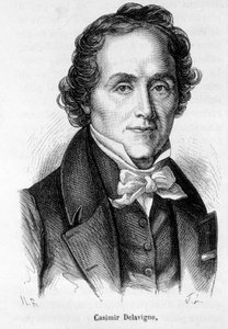 Casimir Delavigne francia költő és drámaíró (1793-1843) portréja. alkotó: French School
