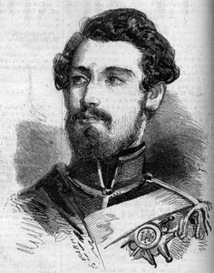 XV. Károly (1826-1872), svéd és norvég király portréja. Metszet a „” le Monde Illustrous”” 119. számában, 1859. július 23. alkotó: French School
