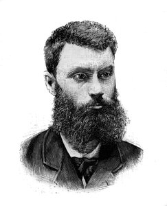 Charles Camille Pelletan (1846-1915) francia politikus, újságíró és író portréja. Gravírozás „Az illusztrált világban”, január 2 alkotó: French School