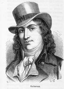 Charles Jean Marie Barbaroux (1767-1794) francia politikus portréja, aki a marseille-i szövetségeket vezette, amikor 1792-ben elfoglalták a Tuileriák-t. alkotó: French School