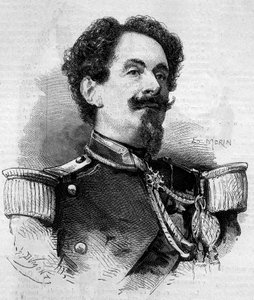 Charles Victor Frebault (Frebault tábornok) (1813-1888), Guadeloupe kormányzójának portréja. Metszet a „” Le Monde Illustré”” 148. számában, 1860. február 11. alkotó: French School