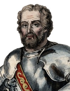 Chevalier de Bayard (1476-1524) francia katona portréja. alkotó: French School