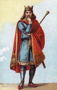 II. Childerik, a frankok királyának portréja 670 és 673 között. alkotó: French School