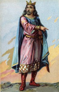 Clotaire (Clotaire) II, a frankok királyának (584-629) portréja. alkotó: French School