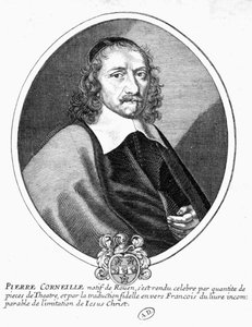 Portrait of Corneille. 19th century engraving. alkotó: French School