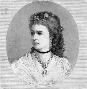 Emma Albani portréja (Marie Louise Emma Cecile Lajeunesse dite alkotó: French School