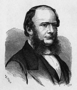 Ernest Werner von Siemens (1816 - 1892), német mérnök és iparos, az első nagy európai távirati vonalat létrehozó cég alapítója portréja... - a Tudomány Albumában; jeles tudósok; Nagy felfedezések””” 1896. alkotó: French School